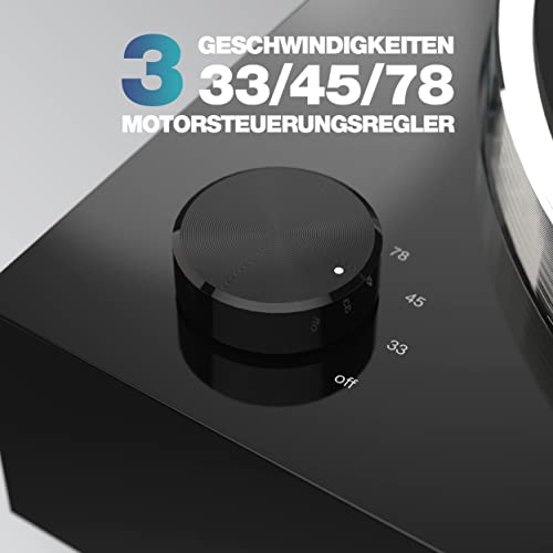 Reloop Turn X – Platine Vinyle Hi-FI Haut de Gamme avec Cellule Ortofon 2M Blue, entraînement Direct Super High Torque, contrôle précis de la Rotation, 3 Vitesses - Les Beatles, Paul McCartney, John Lennon, RIngo Starr, George Harrison Reloop Turn X - Platine Vinyle Hi-FI Haut de Gamme avec Cellule Ortofon 2M Blue, entraînement Direct Super High Torque, contrôle précis de la Rotation, 3 Vitesses – Image 5