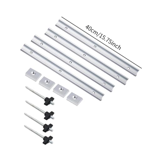 Gabarit d'onglet à rainure en T avec boutons de serrage précis - 3