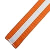 Ace Martial Arts Supply White Stripe Color Belts (Orange, 3) #1