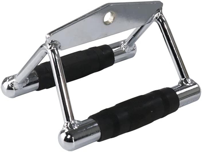 Non-Slip Gym Handle Cable Attachment Seated Row Trainer Chinning Bar Fitness Equipment Row Close Grip LAT