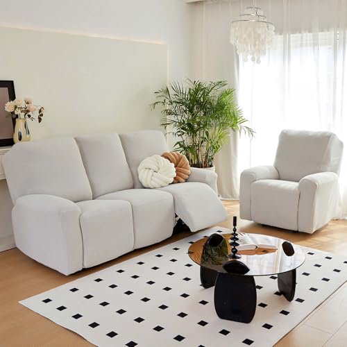 Couvre canapé en velours extensible idéal pour les soirées cinéma - 4