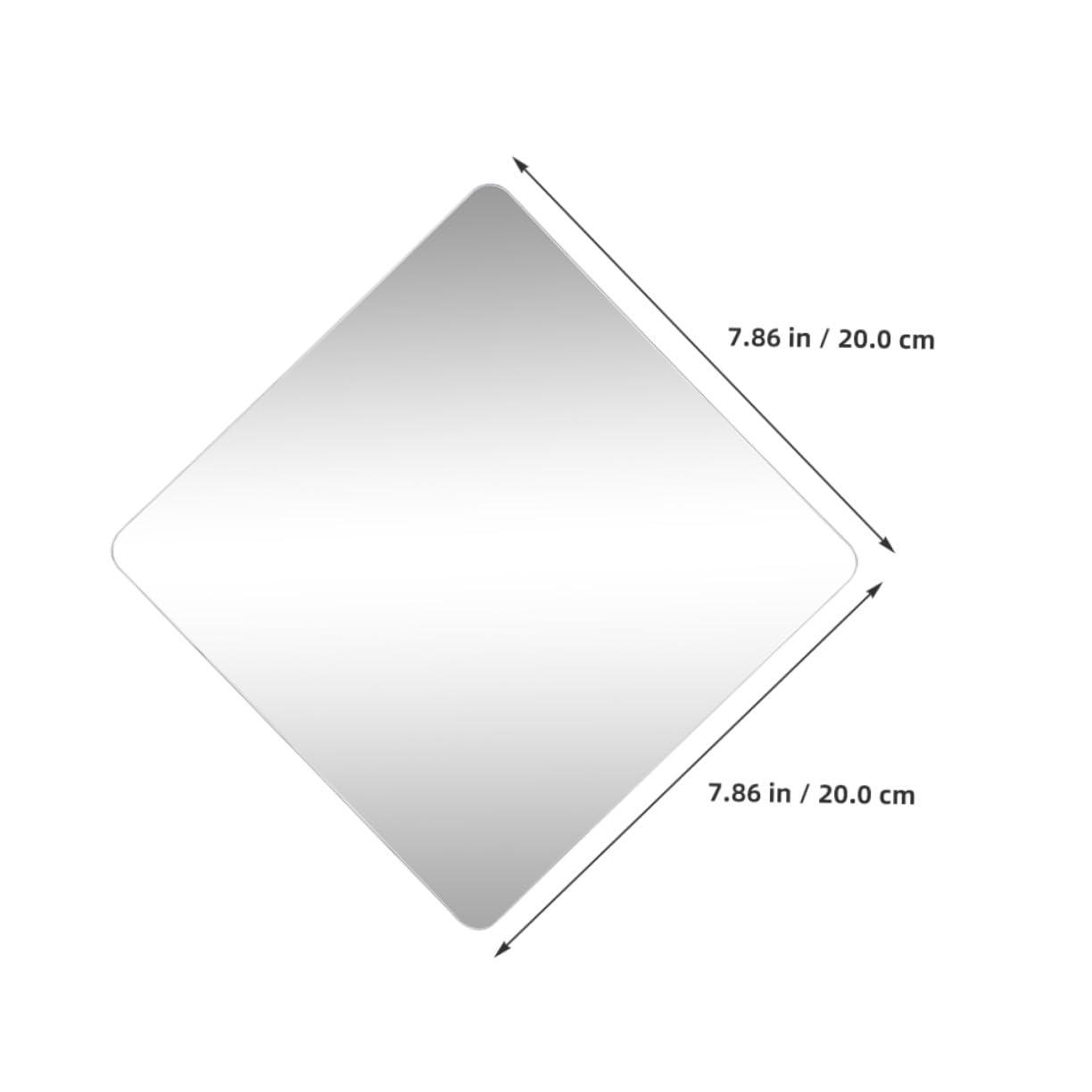 8 Stück Teiliges Selbstklebendes Quadratisches Spiegelfliesen Flexibel Zuschneidbar Unzerbrechlich für Wanddekoration Wohnzimmer Bad Schlafzimmer DIY Raumgestaltung