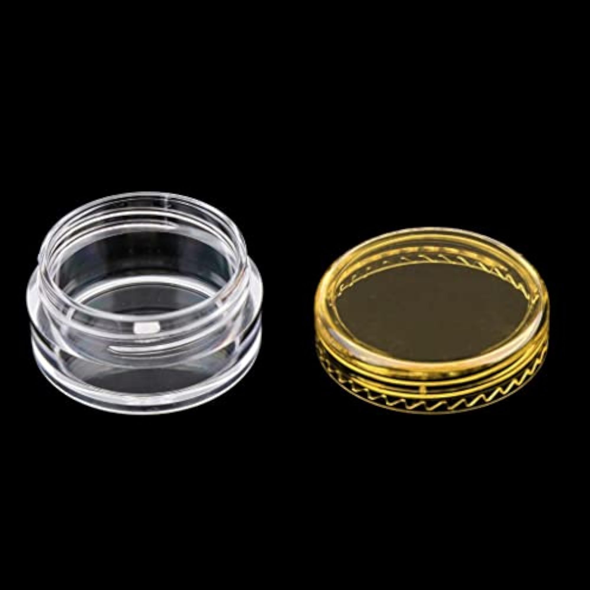 5x50pcs Empty Round Makeup Jar Pot Travel Cosmetic Container