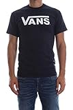 Ref: VGGGNAV Vans_Apparel Vans Classic, Camiseta Hombre, Azul (Navy/white), X-Large