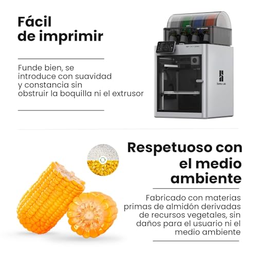 Miniatura 5 de Esun Filamento Pla 1.75mm, Mejorado Tenacidad Impresora 3d Filamento Pla Plus, Precisión Dimensional - 0.03mm, 1kg Carrete 2.2 Lbs Para Filamento De Impresión 3d, Negro