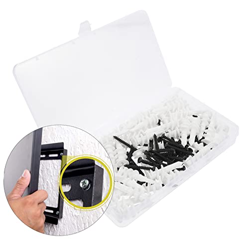 ifundom Plastic Drywall Anchors Screws Kit Heavy Duty Nylon Expansion Screws for Drywall Easy to Install 50-Piece Set for Residential Projects - Thumbnail 6