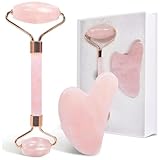 Rouleau de jade : le rouleau facial apporte un massage rafraîchissant à la peau en glissant d'avant en arrière, aidant à soulager les tensions musculaires et à favoriser la circulation lymphatique