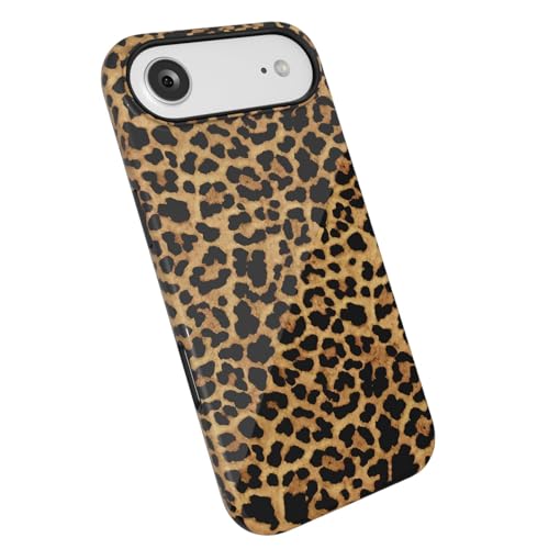 LoeoeL for iPhone 17 Air Case Cheetah Print, Leopard Pattern Phone Case for Women Girls, Girly Cute Thin Slim Hard Shell Plastic Phone Cover, Luxury Aesthetic Trendy Retro Animal Design, Brown Fall