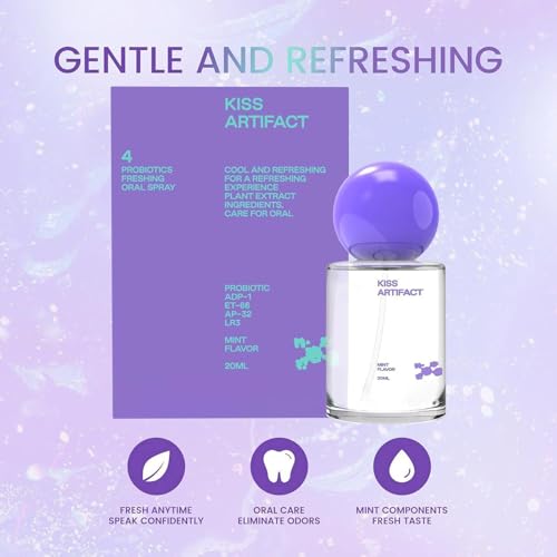 Probiotic Oral Spray,Probiotisches Mundspray für Lang Anhaltende Frische,Alkoholfreies Mundspray für die Mundpflege,Atemfrisch-Sprays,Praktische Atemsprays in Reisegröße,für Männer und Frauen (2) – Bild 5