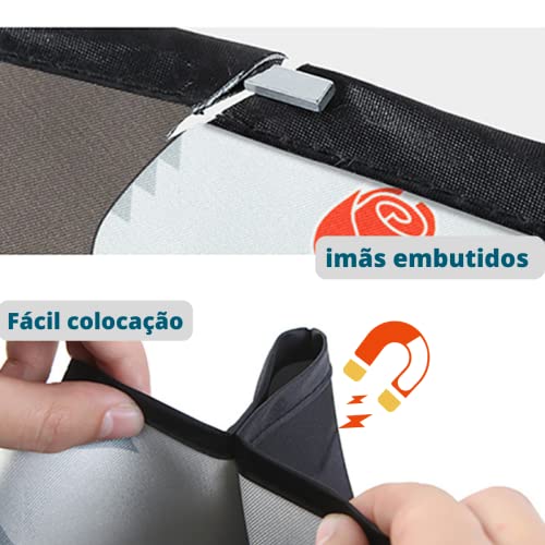 Cortina tapa sol para janela do carro, para proteção de crianças e bebês, blackout com proteção UVA-