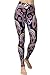 PLUS SIZE Printed Leggings (Purple White Paisley)