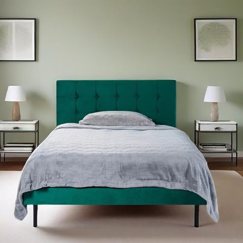 Cavimort Eco-Friendly Queen Platform Bed - Sustainable Wood Slats...