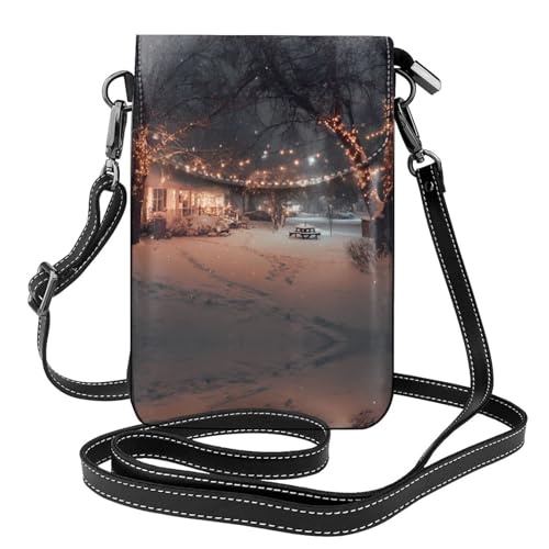 Sac à bandoulière en cuir pour téléphone portable pour éviter les poches lourdes en voyage