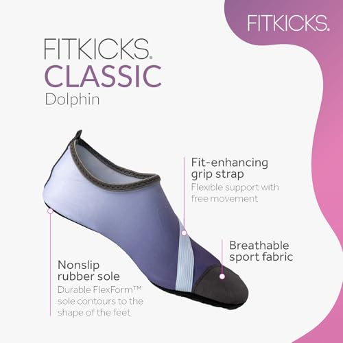 Image of FITKICKS Original Women's Foldable Active Lifestyle Minimalist Footwear Barefoot Yoga Sporty Water Shoes