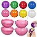 Alasum 3sets Raffle Balls Plastic Hollow Game Prop Balls Party Favors Draw 25pcs*3
