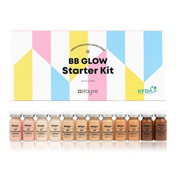 Dr. Pen Stavye BB Glow Treatment Starter Booster Kit BB Glow Serum Kit(12 Cream Set)