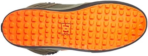 DC Shoes Men's Sneaker, Dusty Olive Orange, 9 | Image 3
