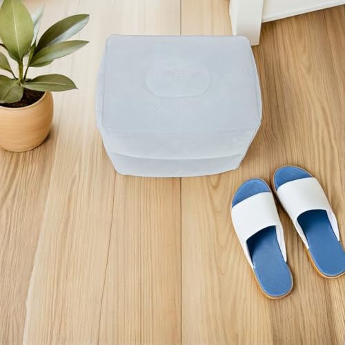 Reposapiés ergonómico de 2 capas que eleva piernas con estabilidad 7