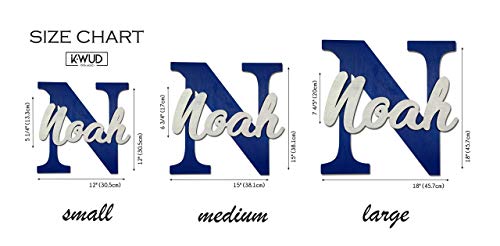 Large Personalized Nursery Wall Decor, Wood Letter, Name Sign For Boys And Girls #TOP2