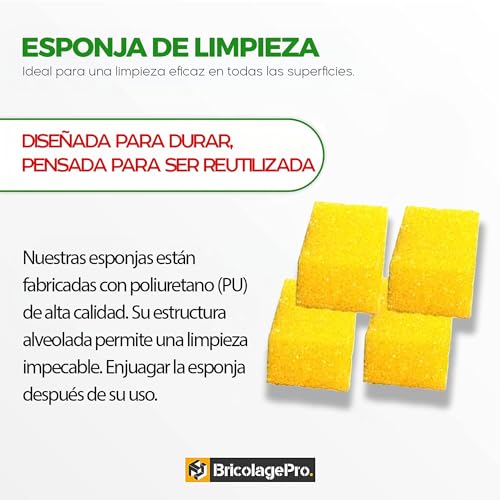 Miniatura 4 de Bricolagepro - 4, 8, 12, 16 O 22 Esponjas De Limpieza - Piedra De Plata, Piedra Blanca Y Piedra De Arcilla. Limpia Sin Arañazos 10 X 6 X 4 Cm