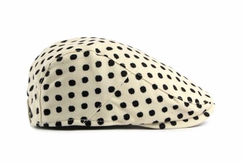 Image of Cotton Newsboy Cap,Breathable Ivy Gatsby Cabbie Beret Hat for Men's Women Driving Hunting Golf