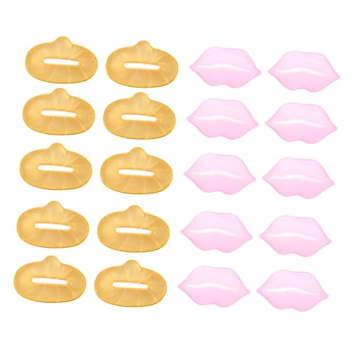 FRCOLOR 60 Stk Peeling-Lippenmaske lip mask lipmask lip care natürliche Gesichtsmaske Collagen-Gesichtsmaske Gel-Lippenmaske Maske zur Pflege der Lippen schlafen Werkzeug Kollagenmaterial