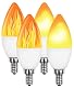 Flammen-Glühbirne Luminea Flackerlicht 4er-Set LED-Lampen E14