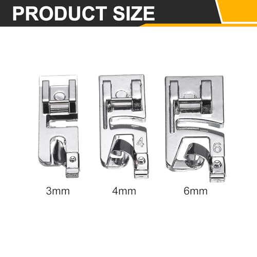 Set de 3 Pies para Prensatelas de Dobladillo Estrecho miniatura 2