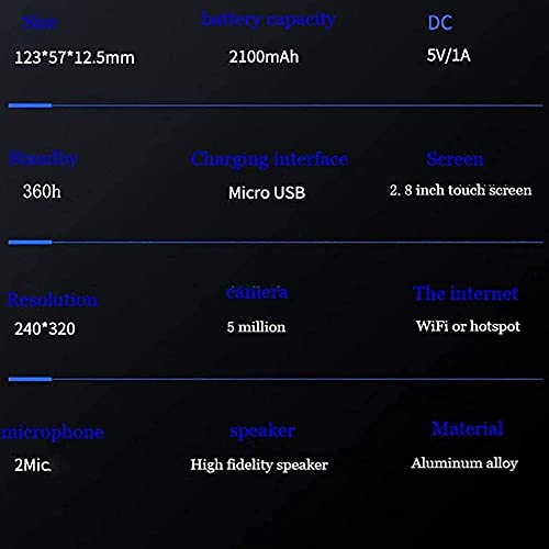 Dispositivo tradutor de idiomas, tela sensível ao toque de 2,8 polegadas suporta 106 idiomas e 70 de