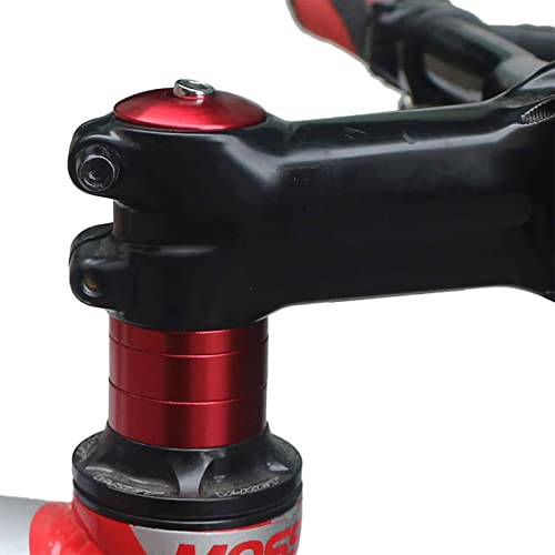 Bike Headset Spacer, 9Pcs Aluminium Alloy Mtb Road Bike Stem Headset Spacer For 1 1/8-Inch Stem 28.6Mm, Headset Spacer With Stem Top Cap, Headset Star Nut Bolt, Mtb Bicycle Fork Headset Spacer #TOP5