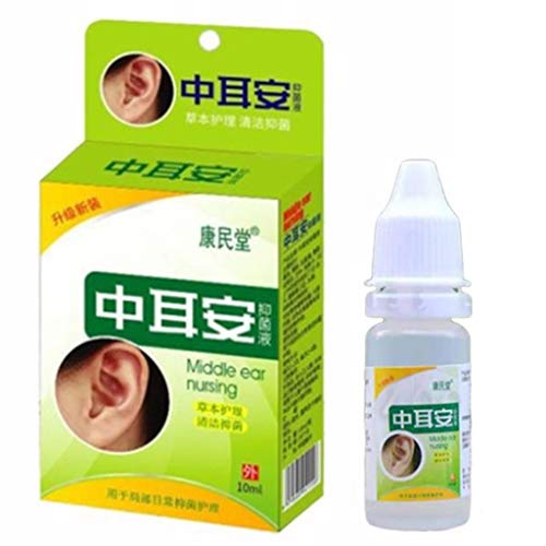 Xuebai 10ml Hierbas Chinas Gotas nutritivas para los oídos Otitis Media aguda Tinnitus sordera líquido de Limpieza Antibacteriano para aliviar el Dolor Cover