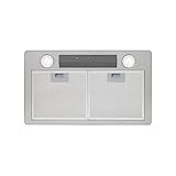 Cata Modelo GL 45 X | 4 velocidades de extracción, 3 + 1 turbo | Campana Extractora Cocina 820m3/h-340m/h | [Clase de eficiencia energética A], Acabado en Acero Inoxidable, INOX