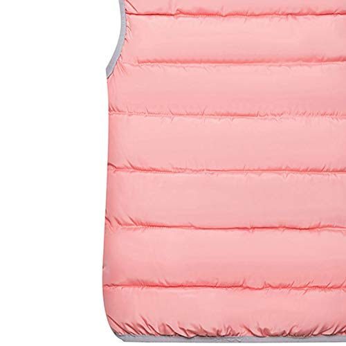 Foviguo Women's Raincoats, Loungewear Outerwear For Women Sleeveless Fall Vest Nice Zip Up Thick Solid Fit Comfort Hoodies Vests For Women Pink #TOP3