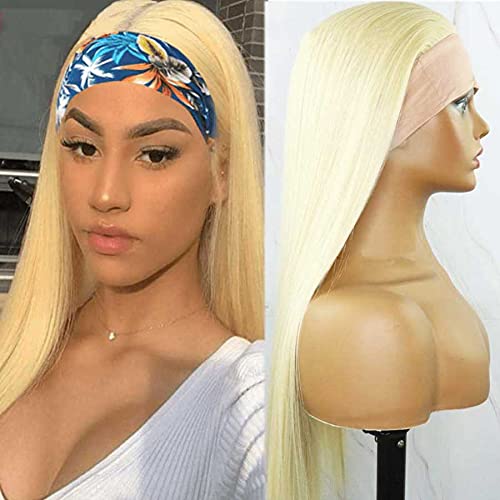 Brazilian 613 Straight Wigs Headband Human Hair Wig Black 613 Straight Human Hair Wig Brazilian Hair Wig Malaysian 8a Grade Soft 613 Straight Hair None Lace Glueless Wigs Headband Wigs 22 Inch Cover