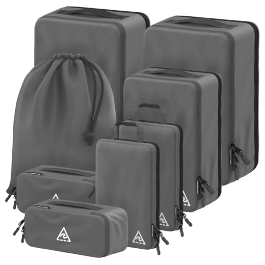 8-Piece Deluxe Compression Travel Bags