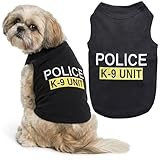 Parisian Pet Dog Cat Clothes Tee Shirts Security, Sheriff, FBI, Bitches Love Me, Police, Bitches Rule, These R My Bitches (Police, M)