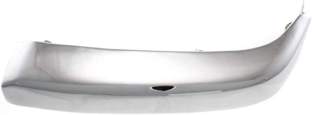 For Toyota Tacoma 1998 1999 2000 Bumper End Driver Side Front | Chrome | RWD/4WD | Replacement For TO1004165 | 5210304010