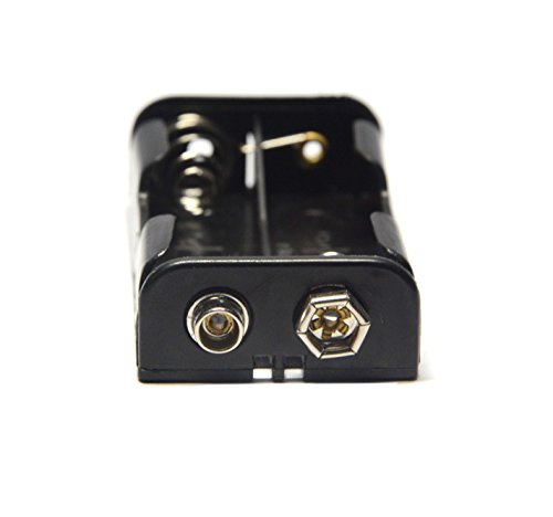 Lampvpath 3 Pcs 2 X 1.5V (3V) Aa Battery Holder Leads With 3 Pcs 9V I Type Snap Connector Plastic Housing #TOP2