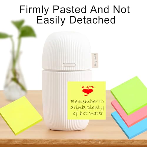 YPYMOD 400 Sticky Notes 76 x 76 mm, 4 Books Coloured Sticky Notes, for Marking Pages for Office, School, Home (Blue Green Pink Yellow)