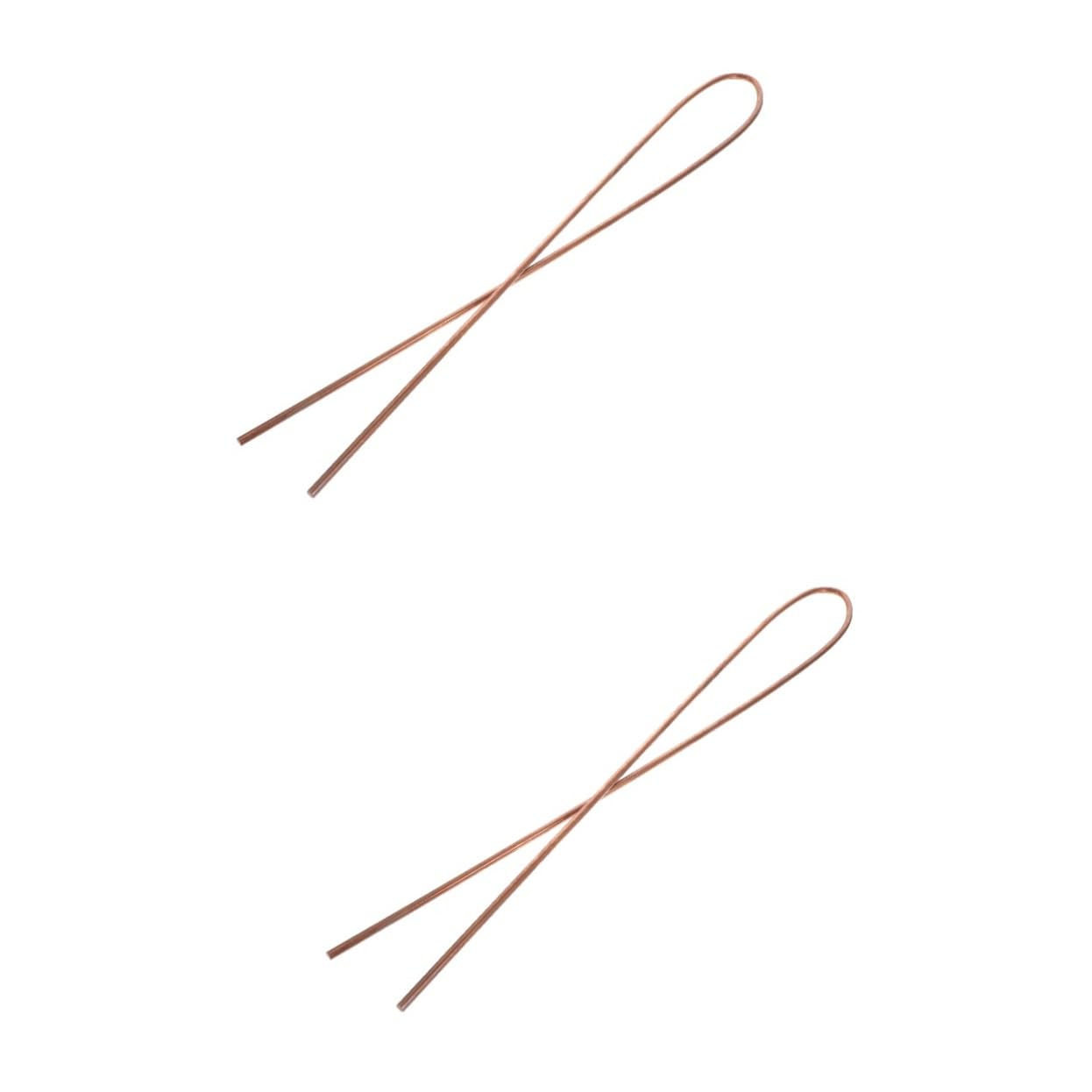 2pcs 5mm Diameter Metalworking Rod Zinc Coated for Electrical Equipment