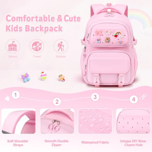 DIGOBAY DIY Girls Backpack for School with Lunch Bag Pencil Case & Charms by DIGOBAY - Used condition - Image 6