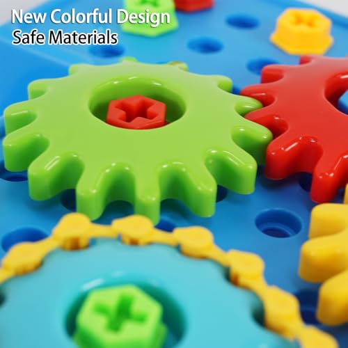 Iiromeci CXL200-70C Gears Toys For Kids Ages 4-8, Stem Educational Construction Toys, Super Building Toy Set thumb #7