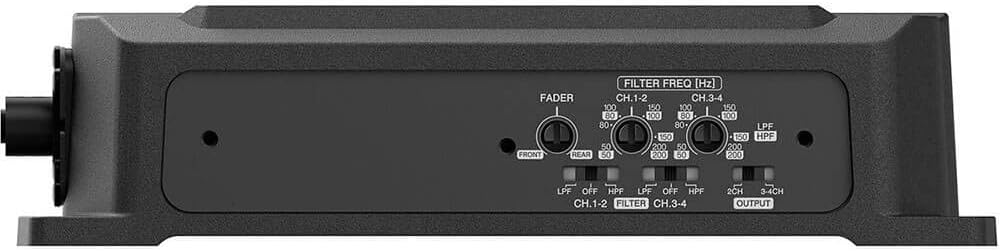 Kenwood 4 Channel Digital Amplifier with remote EQ