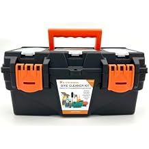 Bike Cleaning Kit - Complete Bicycle Maintenance Set with Degreaser, Lubricant, Chain Scrubber & Brushes for Mountain, Road, MTB, E-bikes