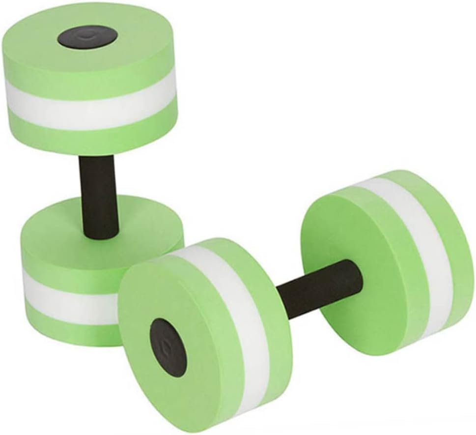 2Pcs Floating Dumbbell Water Barbell for Aquatic Fitness Durable Exercise Equipment for Swimming and Water Aerobics Random Color for Strength Training and Resistance
