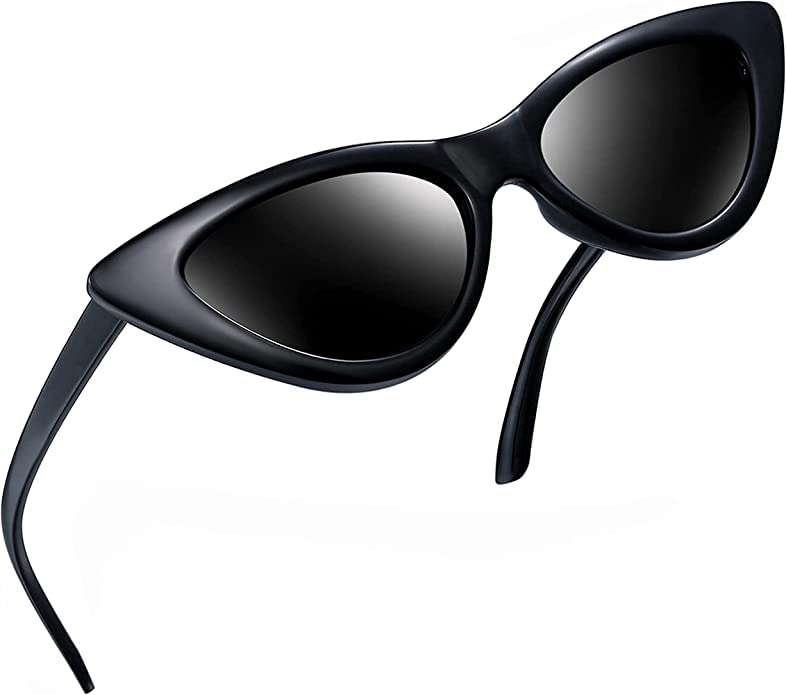 Vintage Cat Eye Sunglasses for Women Retro Cateye Sun Glasses Pointy Sunglasses-image-6