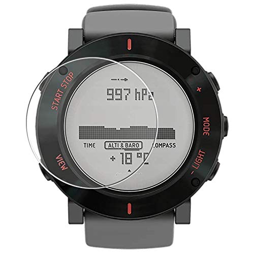Puccy 3 Pack Tempered Glass Screen Protector Film, compatible with SUUNTO CORE Classic/CORE Crush/CORE Premium Protectors Guard (new version), Transparent