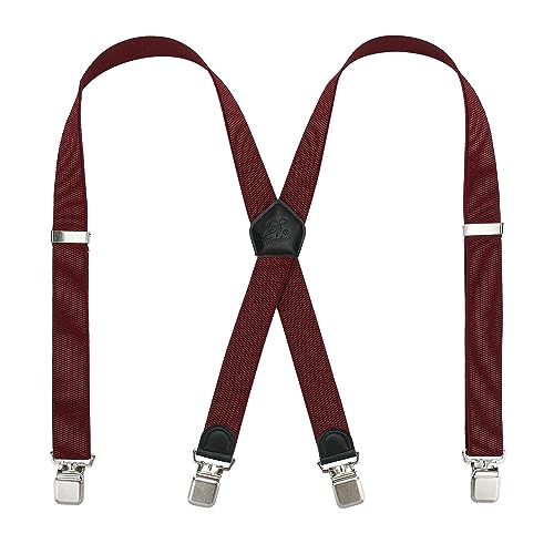 Bretelles pour homme x 3.5cm élastiques et réglables de style X