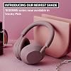 Sony WH-1000XM5 Audífonos inalámbricos premium con cancelación de ruido, rosa ahumado | Optimizador NC automático, hasta 30 horas de batería, estuche de transporte, llamadas cristalinas, control táctil, conexión multipunto 4