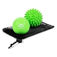 Palline Massaggio Sfere Trigger Point Spiky Ball Set 4 Rulli Massaggianti Nodi
